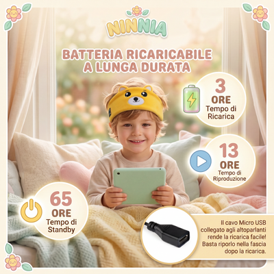 Ninnia™ — La Fascia Musicale che Calma il Tuo Bambino