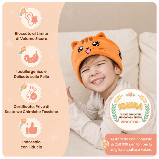 Ninnia™ — La Fascia Musicale che Calma il Tuo Bambino
